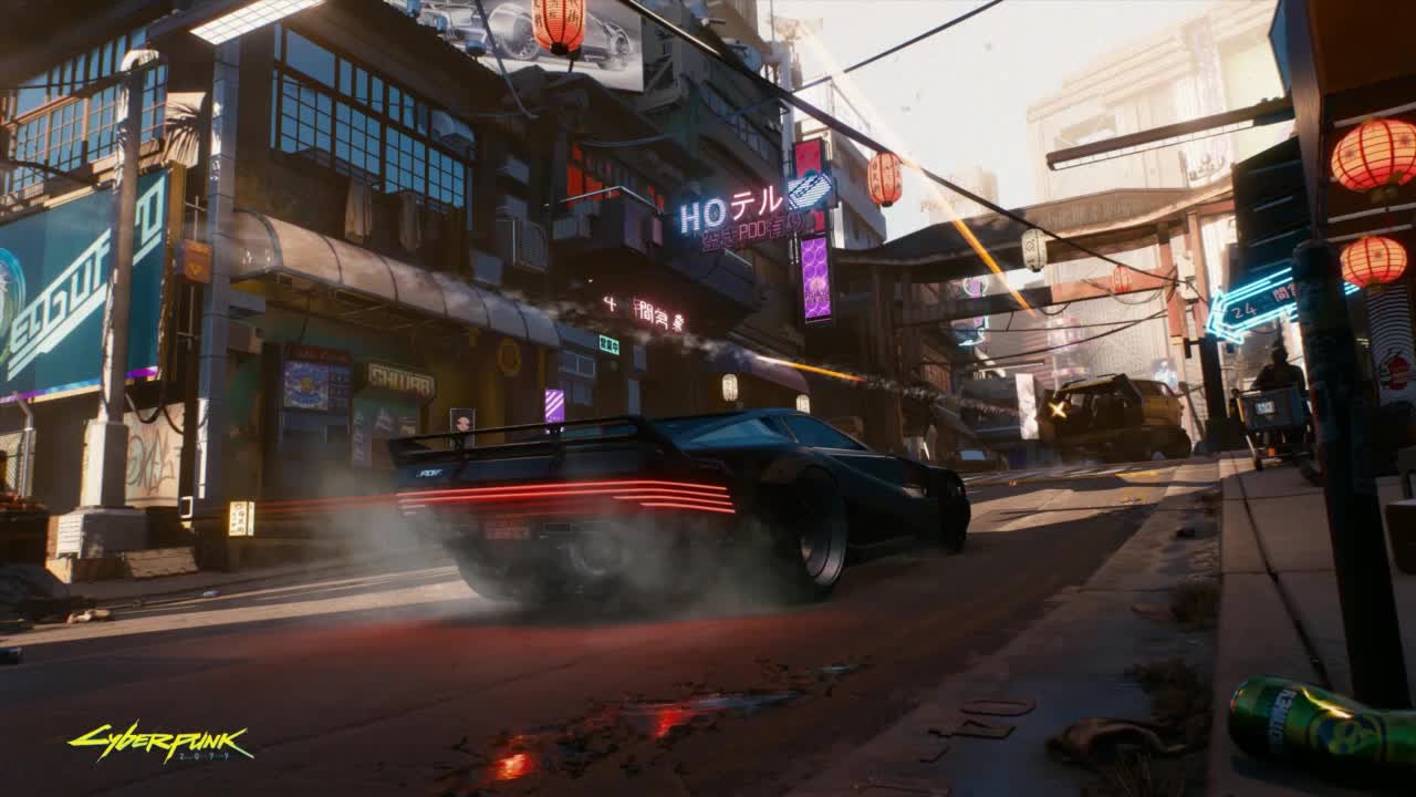 Download Quadra V Tech Cyberpunk 2077 HD Live Wallpaper For PC