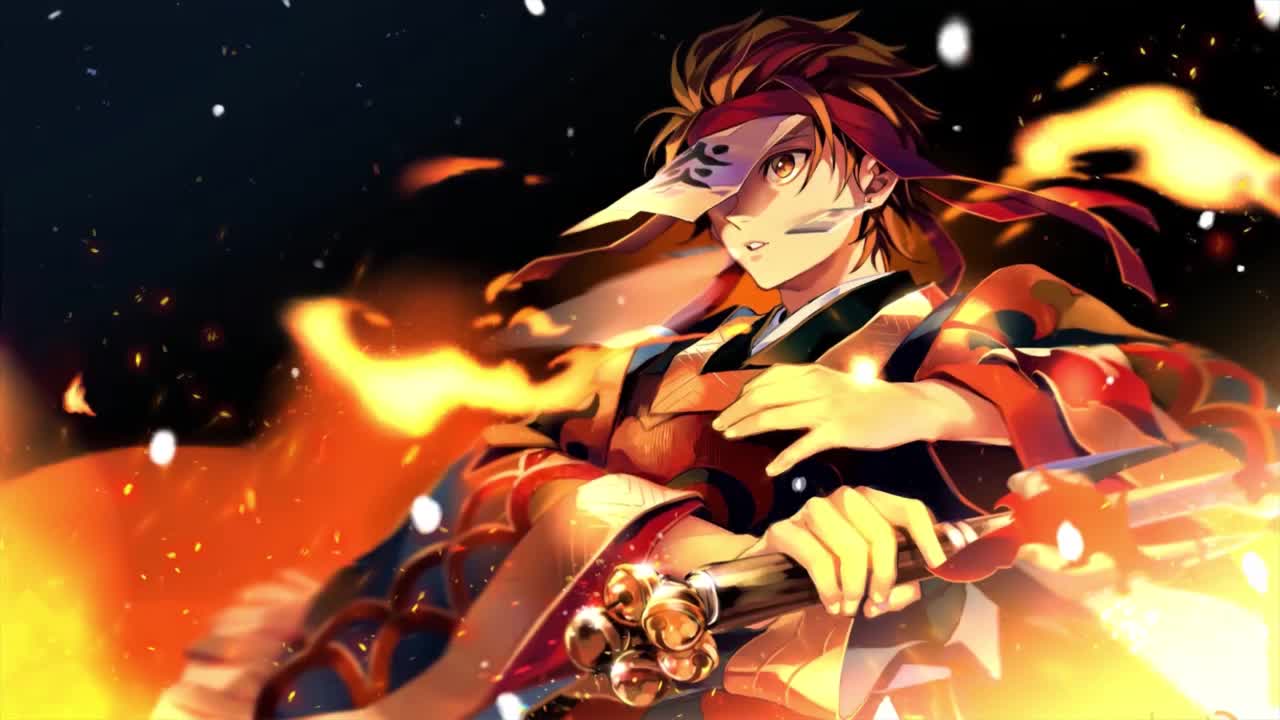 Download Tanjirou Kamado Dance Of The Fire God Kimetsu No Yaiba HD Live Wallpaper For PC