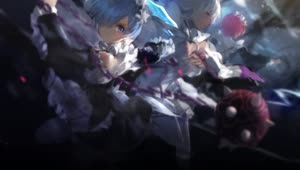 Download Rem With Emilia And Ram Rezero Starting Life In Another World HD Live Wallpaper For PC