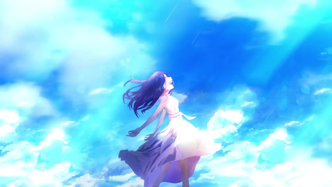 Download The Girl In The Sky HD Live Wallpaper For PC