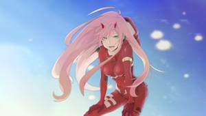Download Zero Two In A Pilot Suit Darling In The Franxx HD Live Wallpaper For PC
