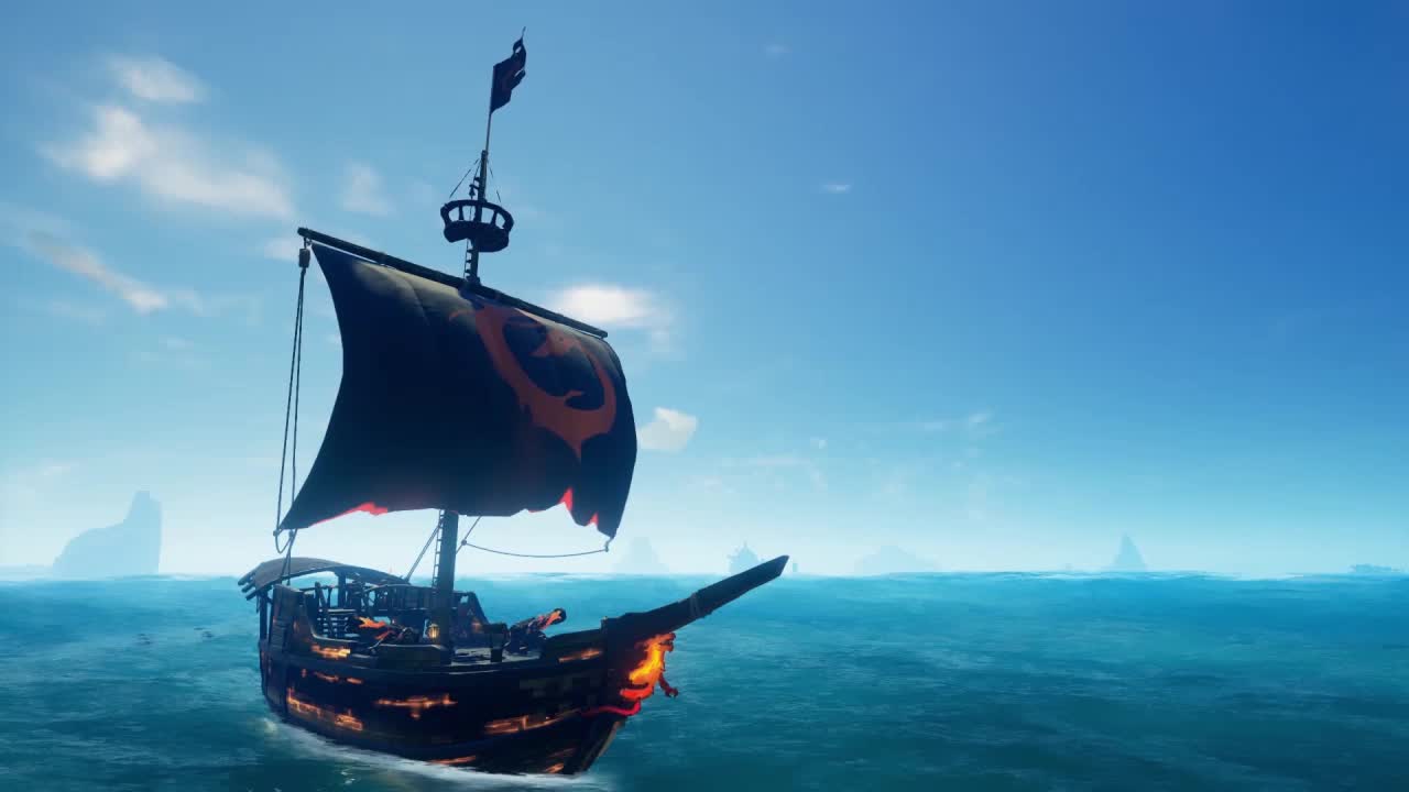 Download Sea Of Thieves Sloop Ashen Dragon HD Live Wallpaper For PC