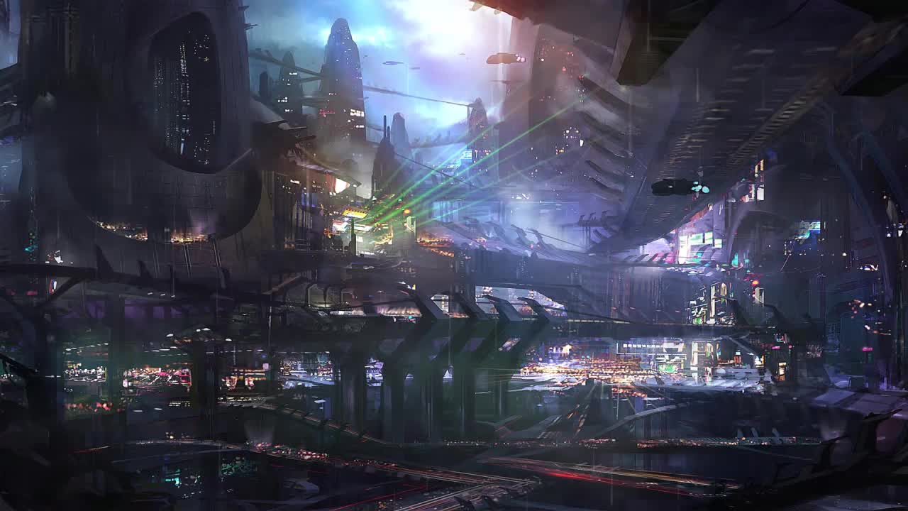 Download Futuristic City HD Live Wallpaper For PC