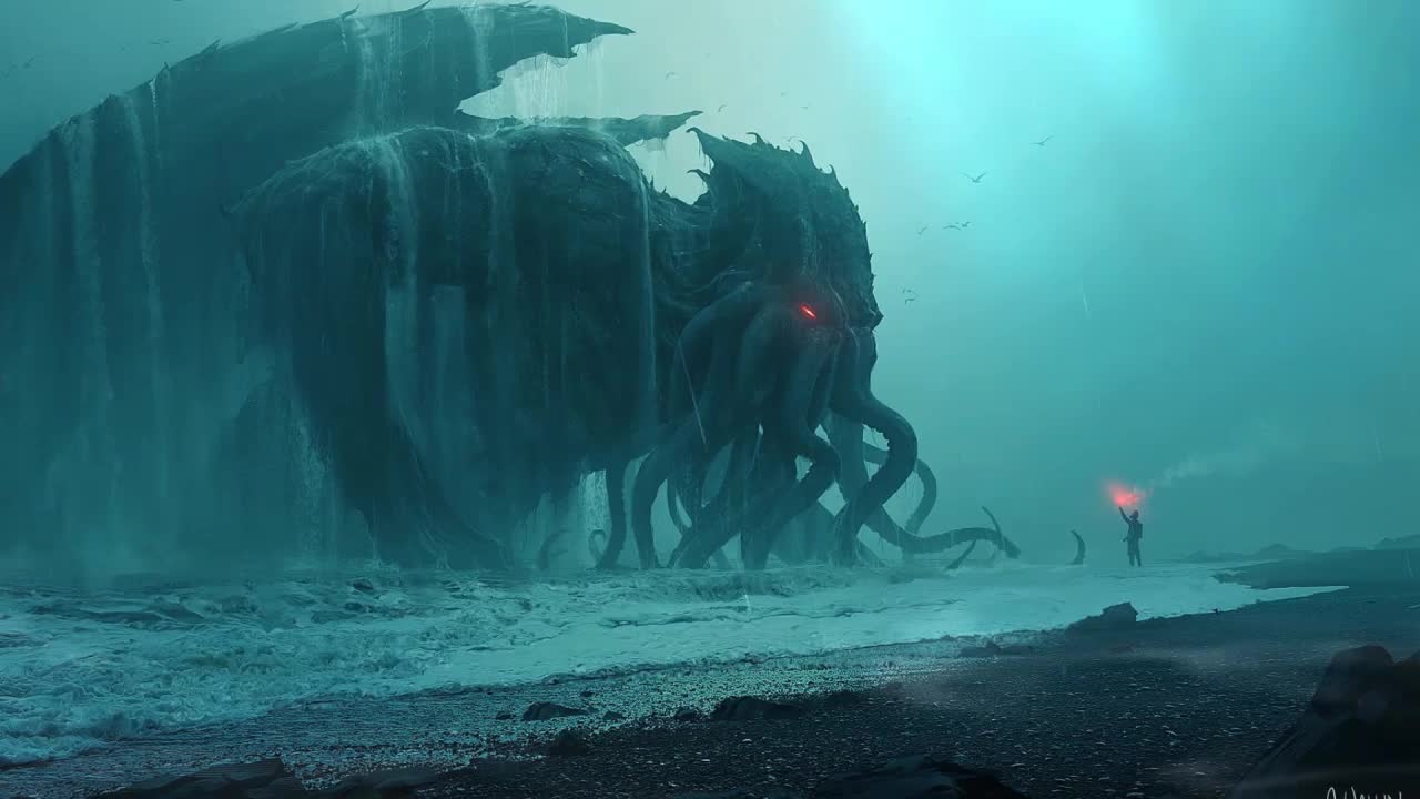 Download Rise Of Cthulhu Monster HD Live Wallpaper For PC