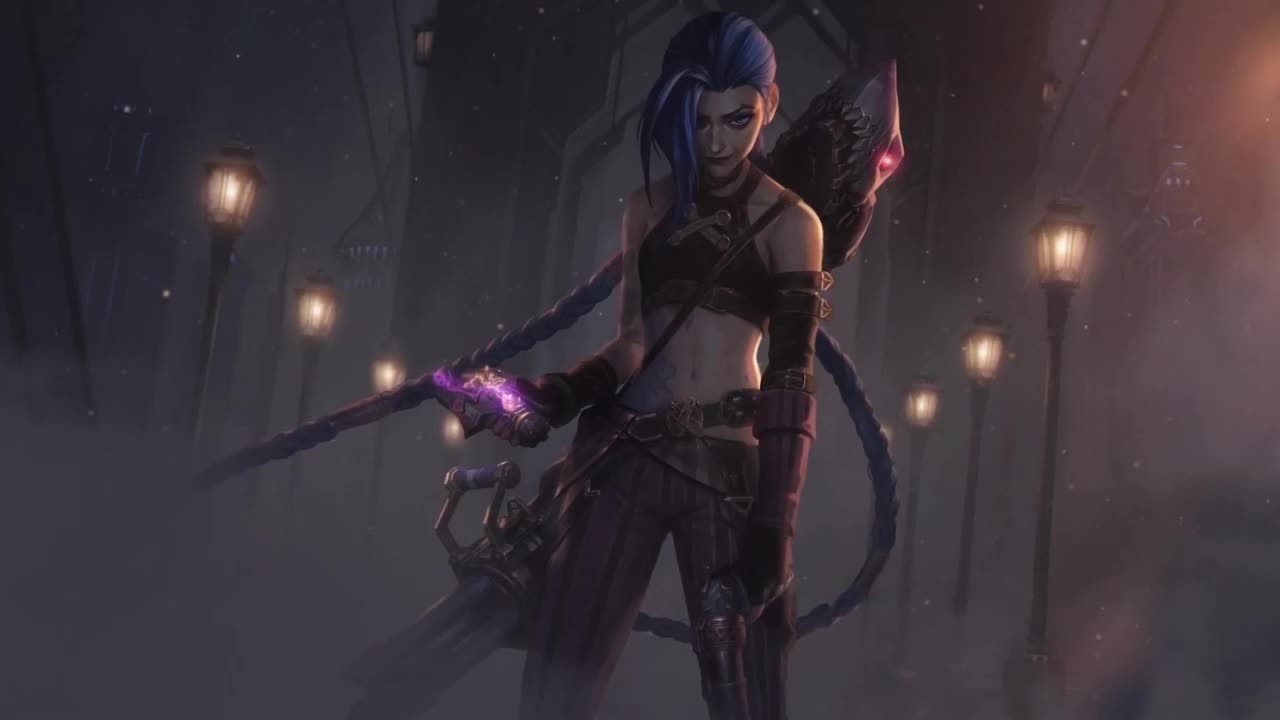 Download Arcane Jinx League Of Legends HD Live Wallpaper For PC