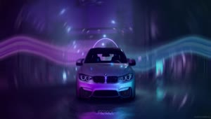 Download Bmw M4 Particles HD Live Wallpaper For PC