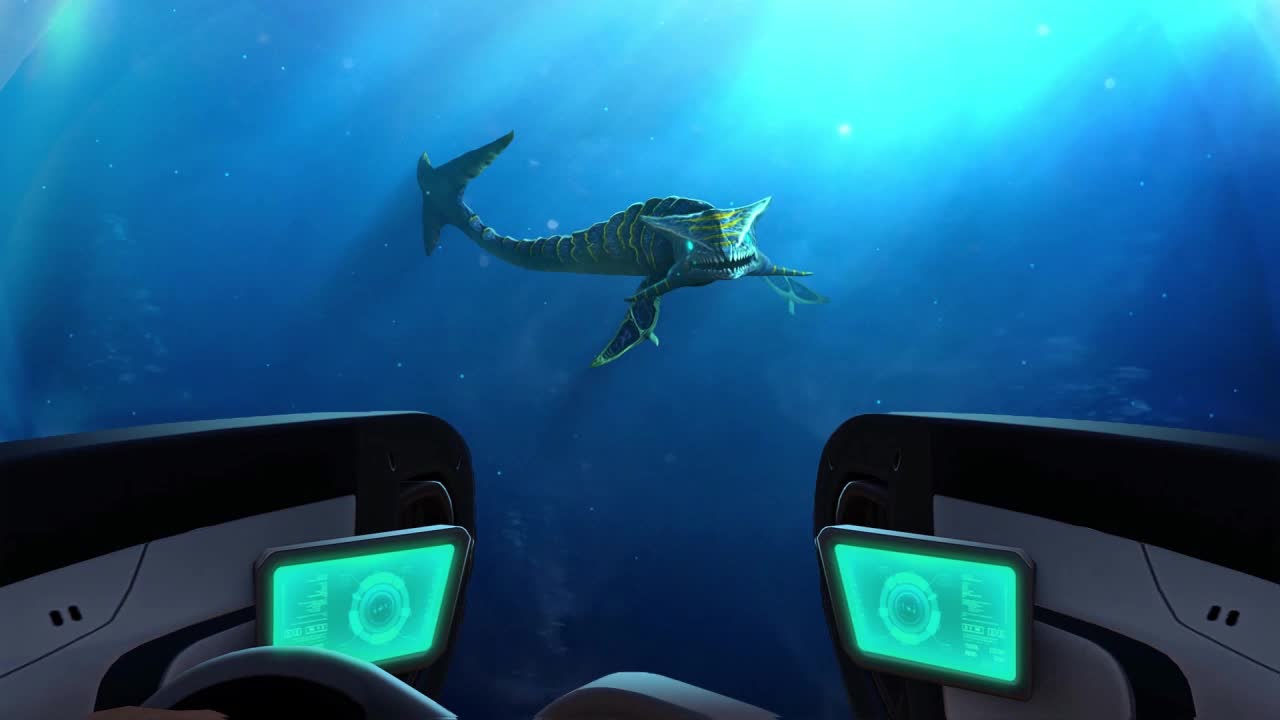 Download Boneshark Encounter Subnautica HD Live Wallpaper For PC