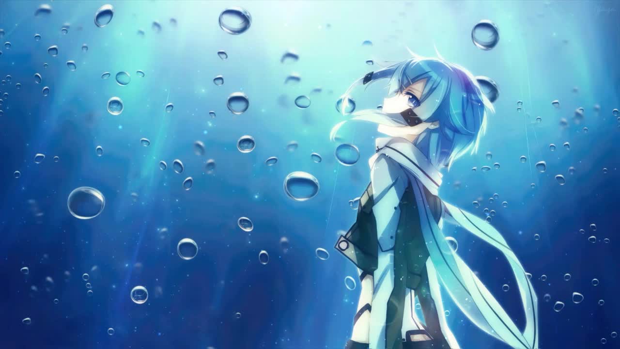 Download Asada Shino Under The Water Sword Art Online HD Live Wallpaper For PC