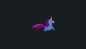 Download Cute Unicorn Walking HD Live Wallpaper For PC
