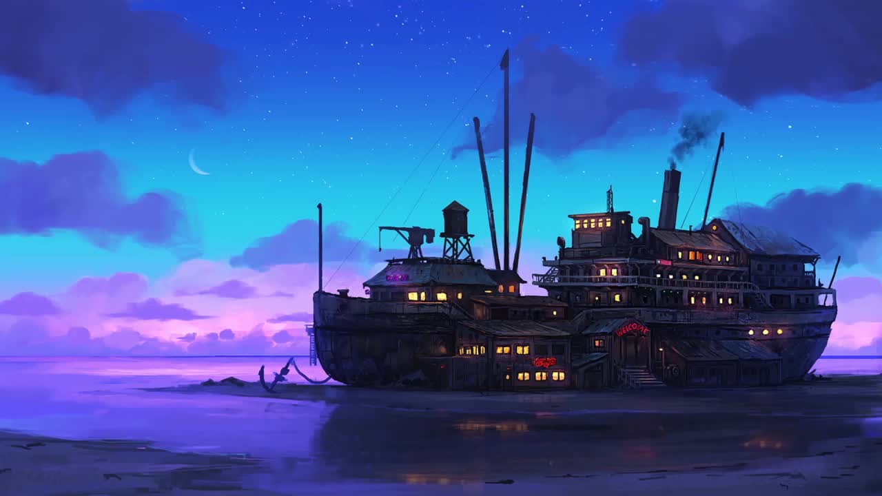 Download Fantasy Ship On Land HD Live Wallpaper For PC