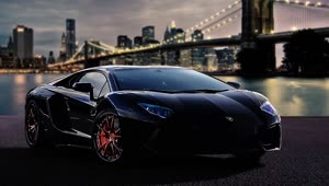 Download Black Lamborghini HD Live Wallpaper For PC