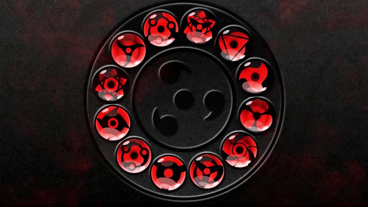 Download Sharingan Circle Naruto Shippuden HD Live Wallpaper For PC