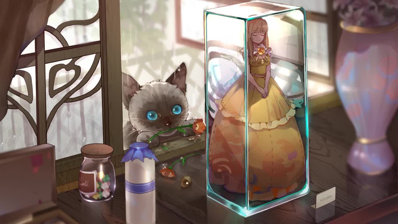 Download Cat And Doll Figurine HD Live Wallpaper For PC