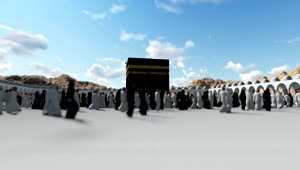 Download Stock Video 3d animation kaaba concept PC Live Wallpaper