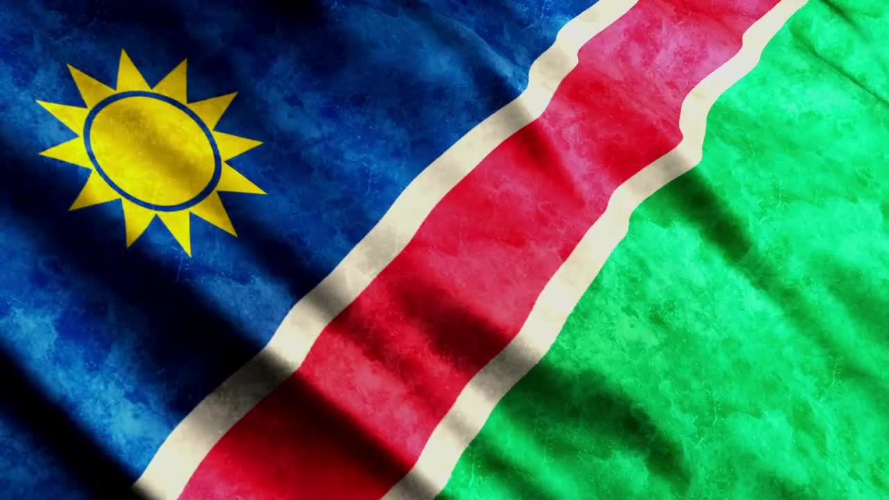 Download Stock Video 3d render of a namibia flag PC Live Wallpaper