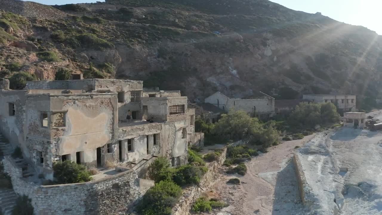 Download Stock Video Abandoned Ruined Building On The Coast Live Wallpaper for PC