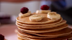 Download Stock Video Adding Fruit To Breakfast Pancakes Live Wallpaper for PC