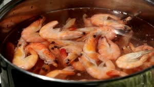 Download Stock Video Adding Shrimp To A Pan Live Wallpaper for PC