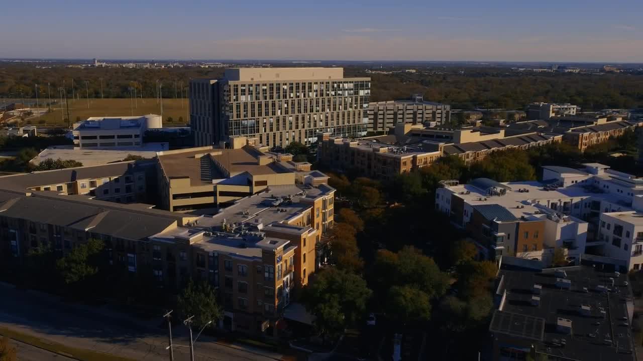 Download Stock Video Aerial Panorama Of A Residential Area In A City Live Wallpaper for PC