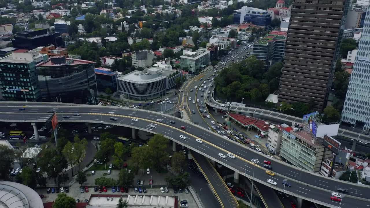 Download Stock Video Aerial Shot Of A Busy Avenue In The City Live Wallpaper for PC