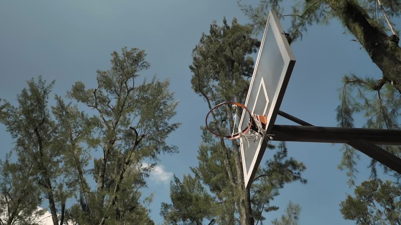 Download Stock Video Basketball Player Hangs On The Rim Live Wallpaper For PC