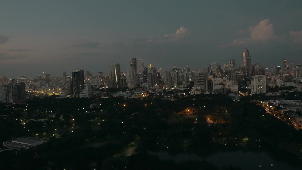 Download Stock Video Bangkok Skyline At Dusk Live Wallpaper For PC