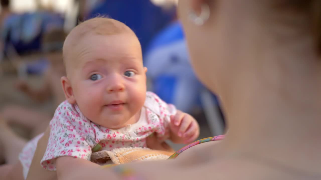 Download Stock Video Baby Yawning At The Beach Live Wallpaper For PC