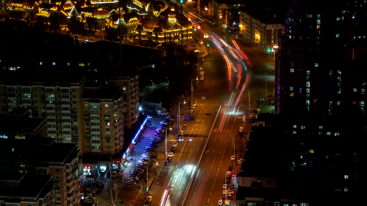 Download Stock Video Avenue Packed With Cars In A City At Night Live Wallpaper For PC