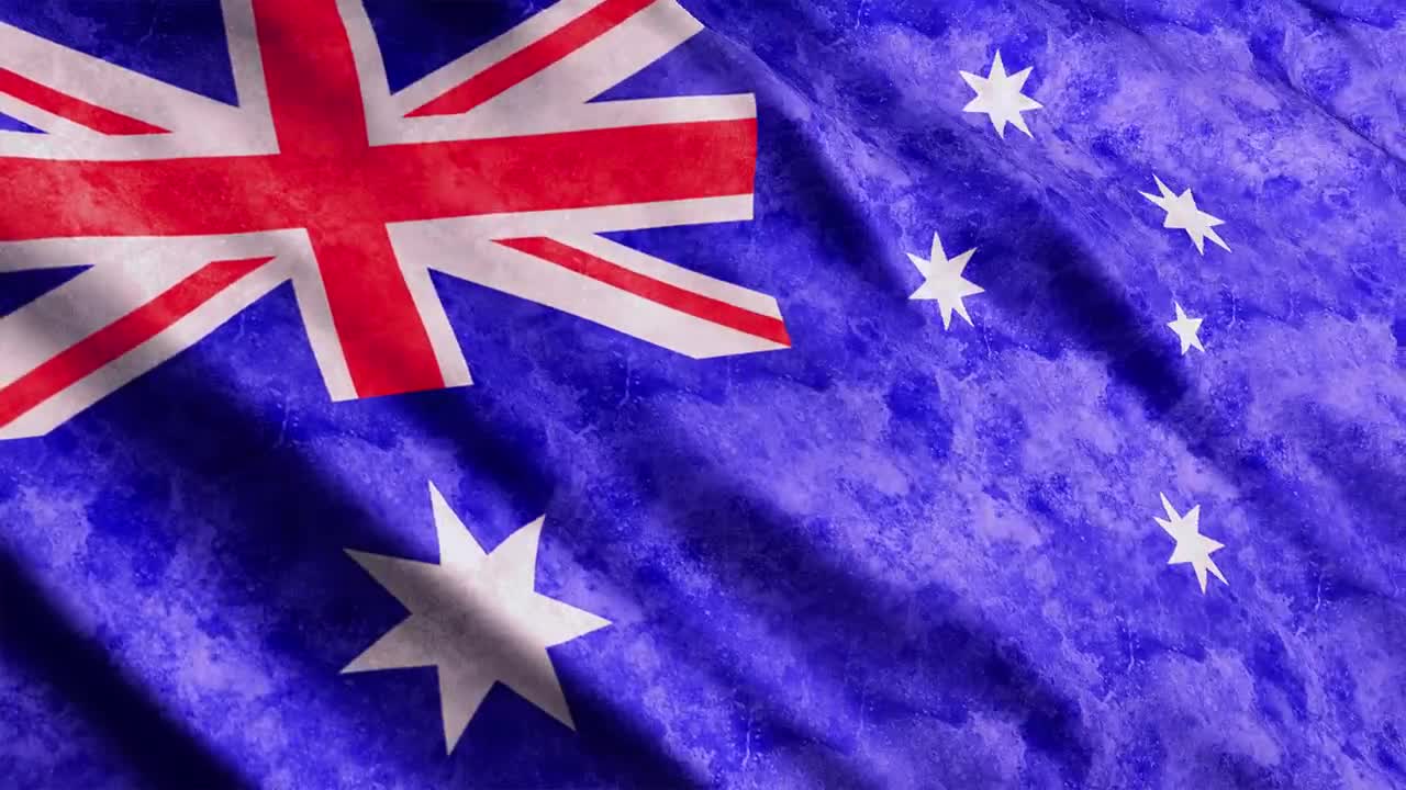 Download Stock Video Australia Flag Waving Live Wallpaper For PC