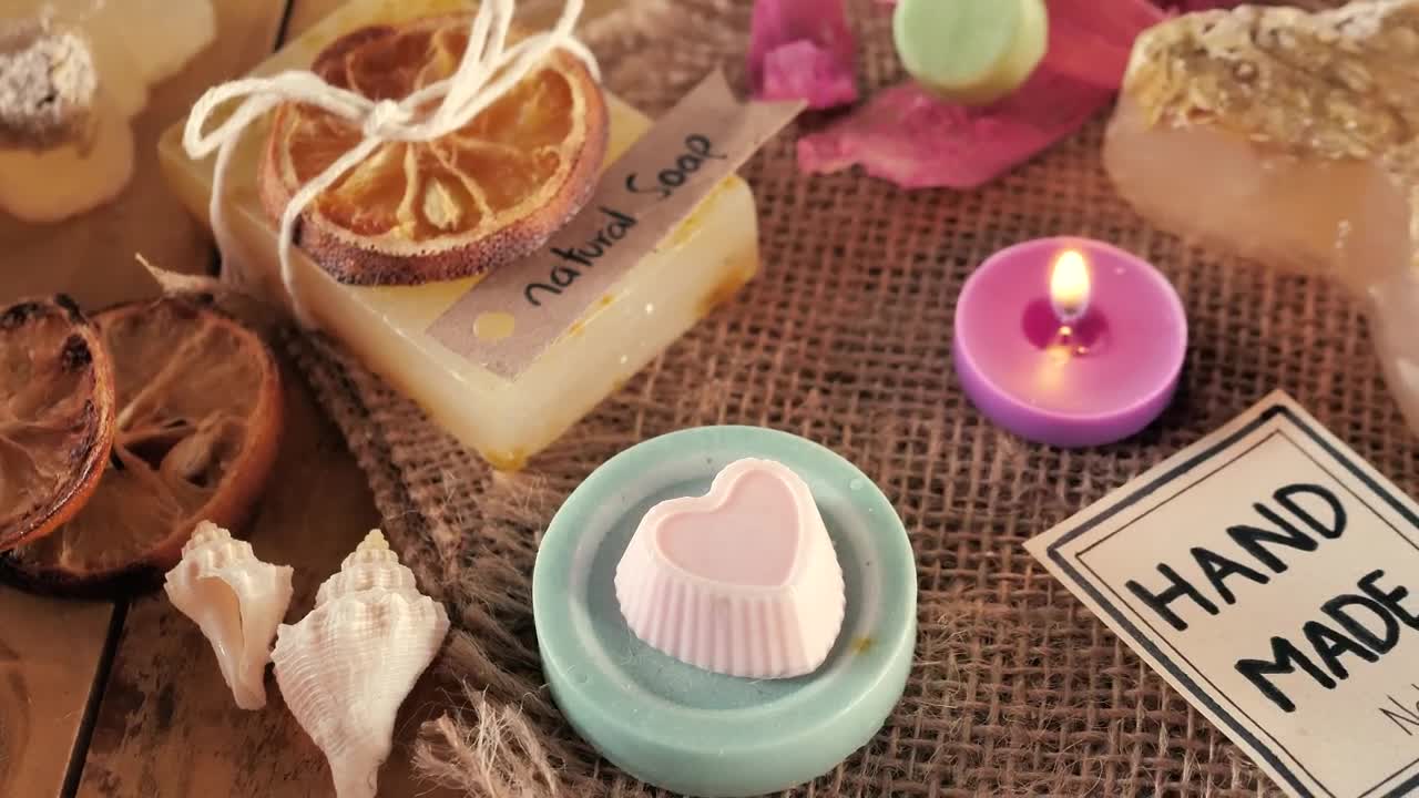 Download Stock Video Arrangement Of Natural Soaps And Candles Live Wallpaper For PC