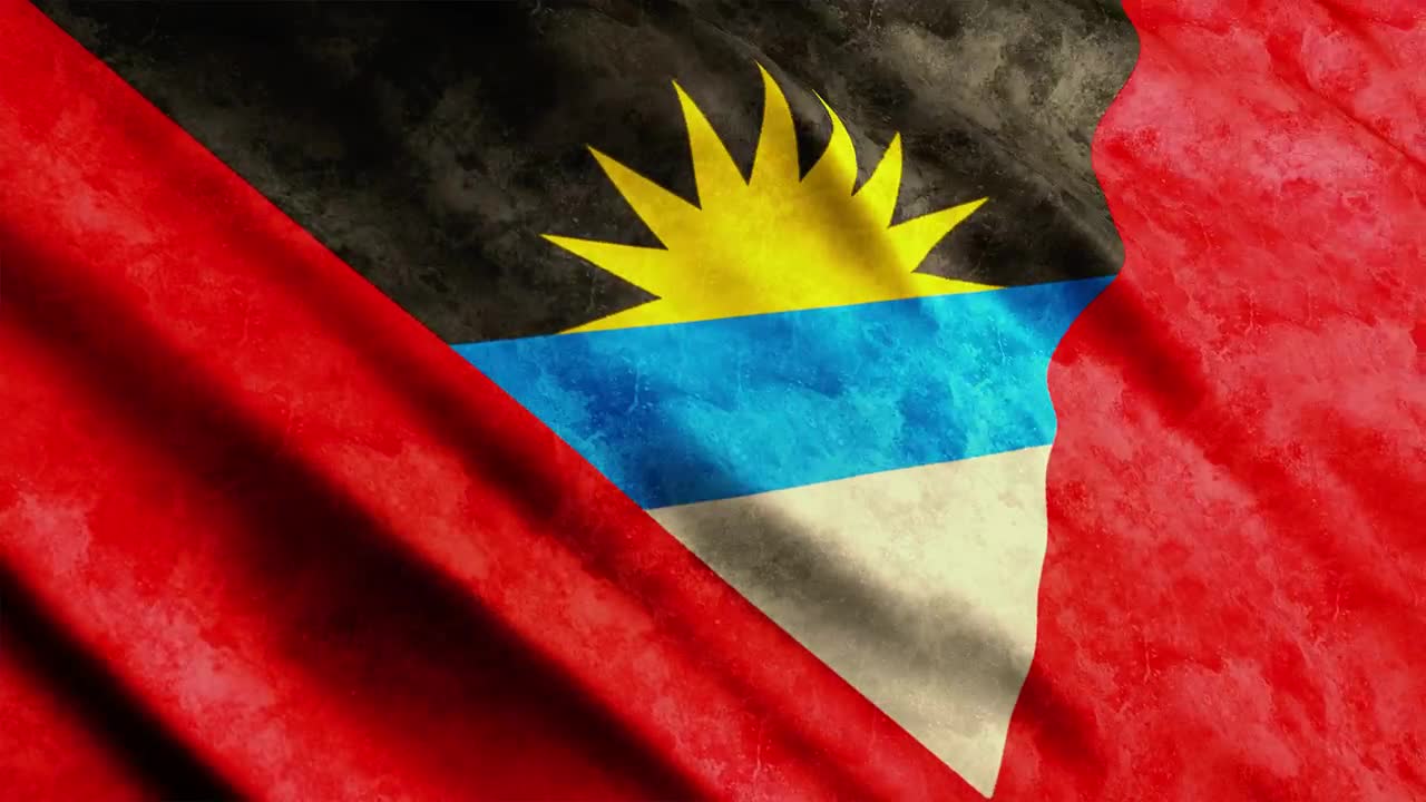 Download Stock Video Antigua And Barbuda Waving Flag Live Wallpaper For PC