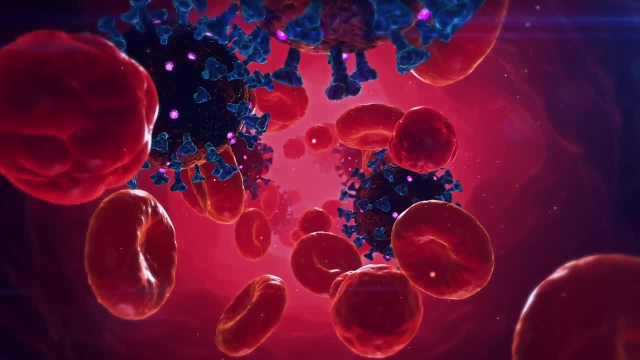 Download Stock Video Animation Of Viruses Infecting The Human Body Live Wallpaper For PC