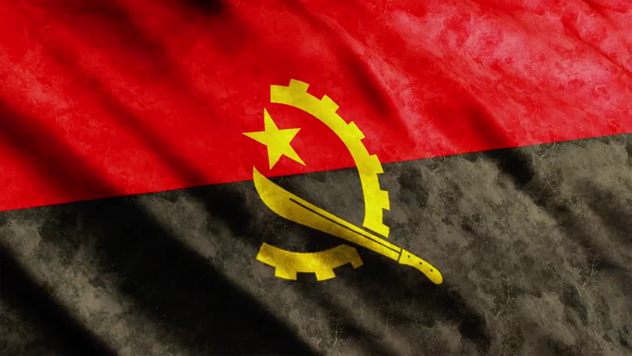 Download Stock Video Angola Flag Moving By The Wind Live Wallpaper For PC