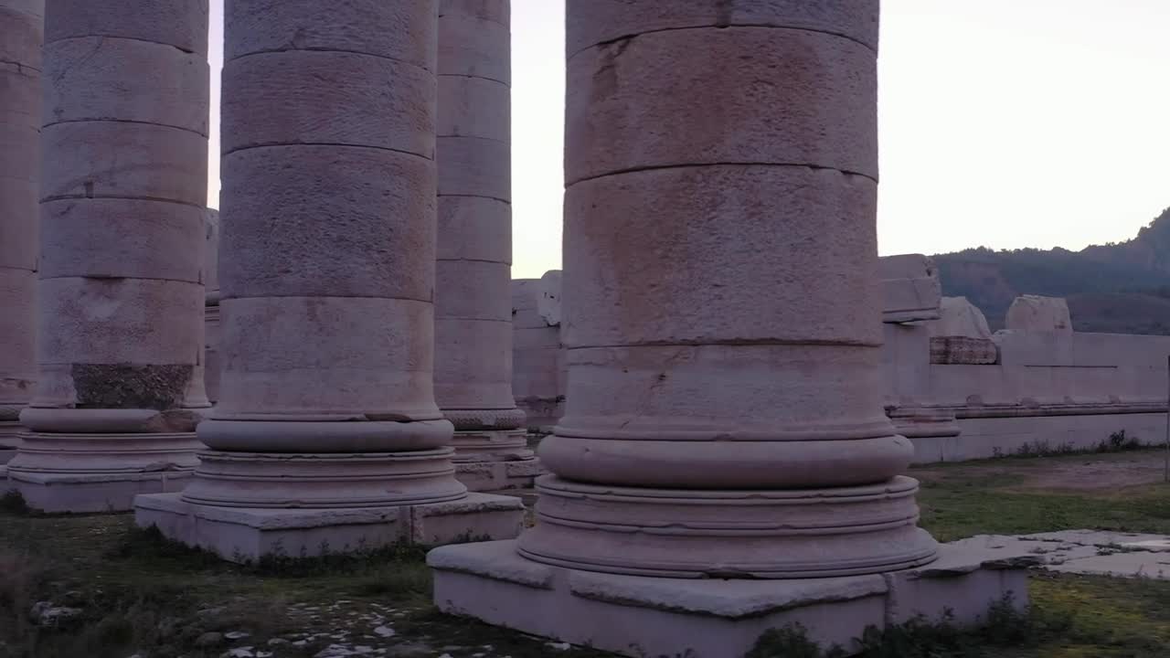 Download Stock Video Ancient Ruins Below A Mountain Live Wallpaper For PC