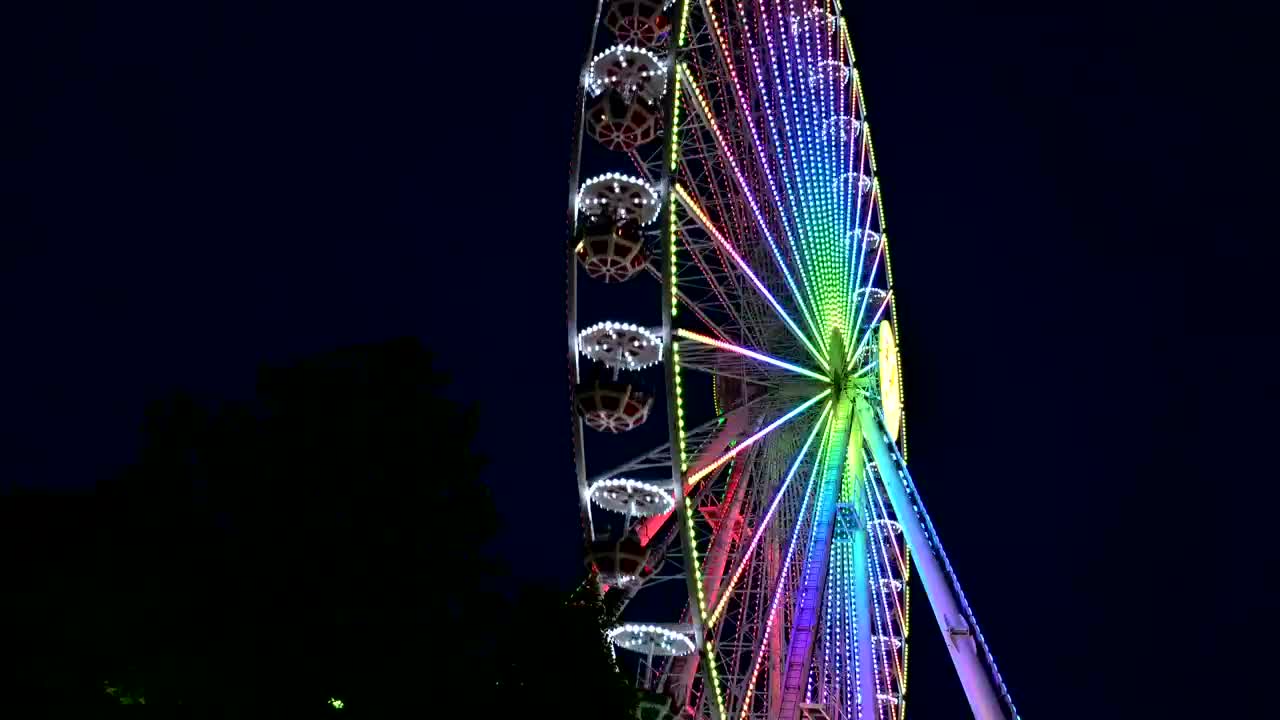 Download Stock Video Amusement Park Ride Timelapse Live Wallpaper For PC