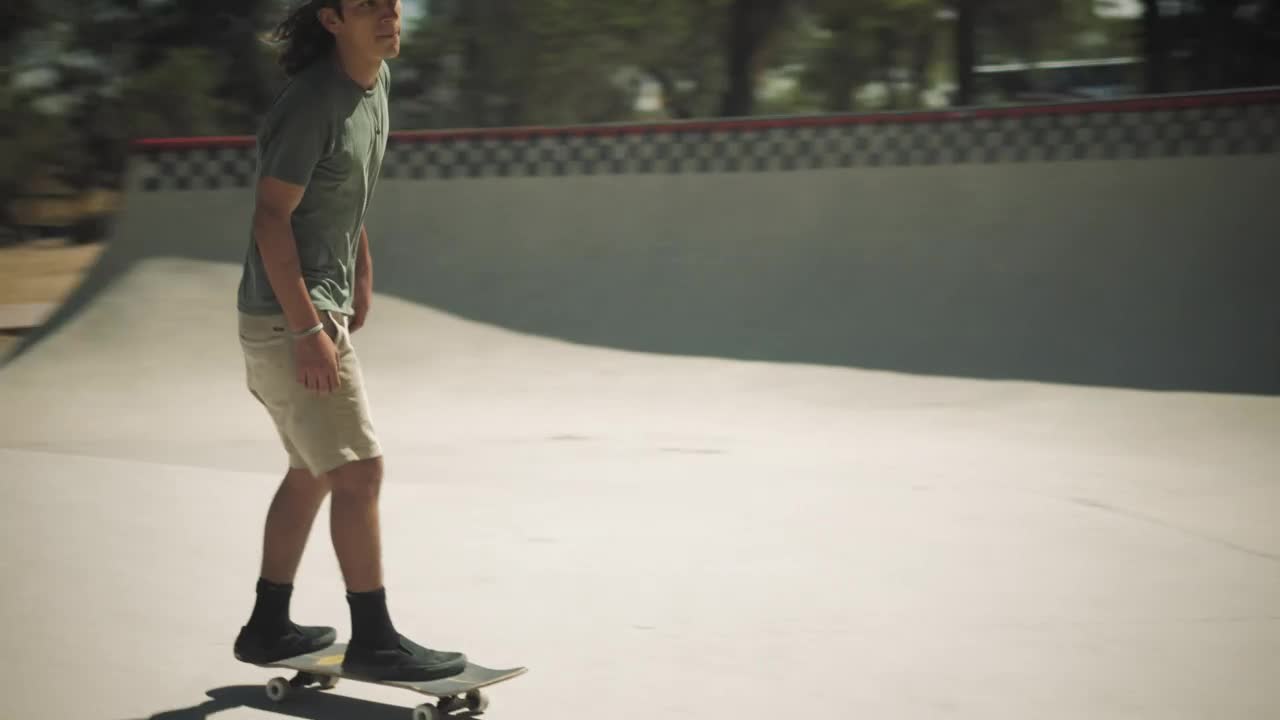 Download Stock Video A Young Man Skating In The Park Live Wallpaper For PC