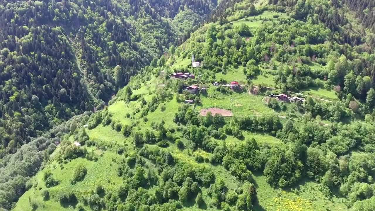 Download Stock Video A Small Village In The Mountain Live Wallpaper For PC