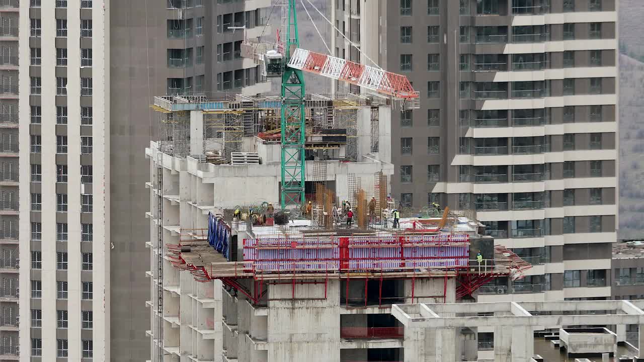 Download Stock Video A Skyscraper Under Construction Time Lapse Live Wallpaper For PC