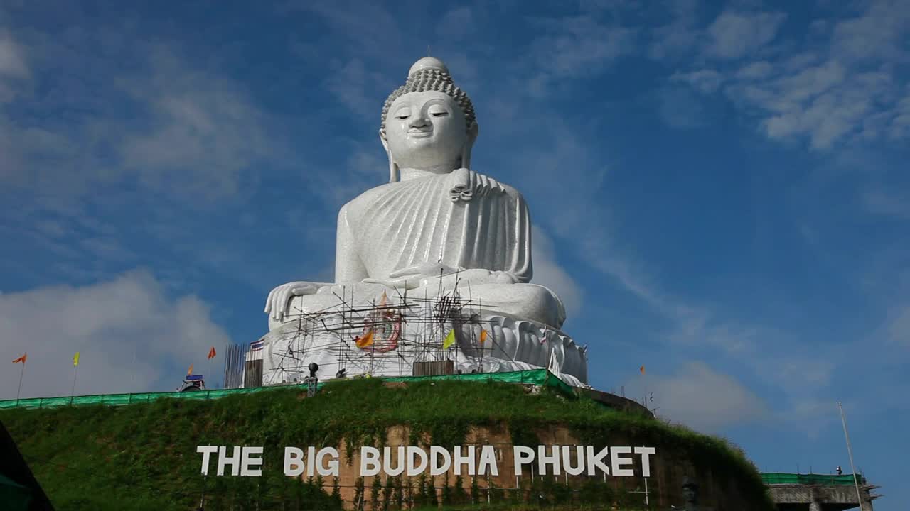 Download Stock Video Buddha Monument On The Top Of A Hill Live Wallpaper For PC