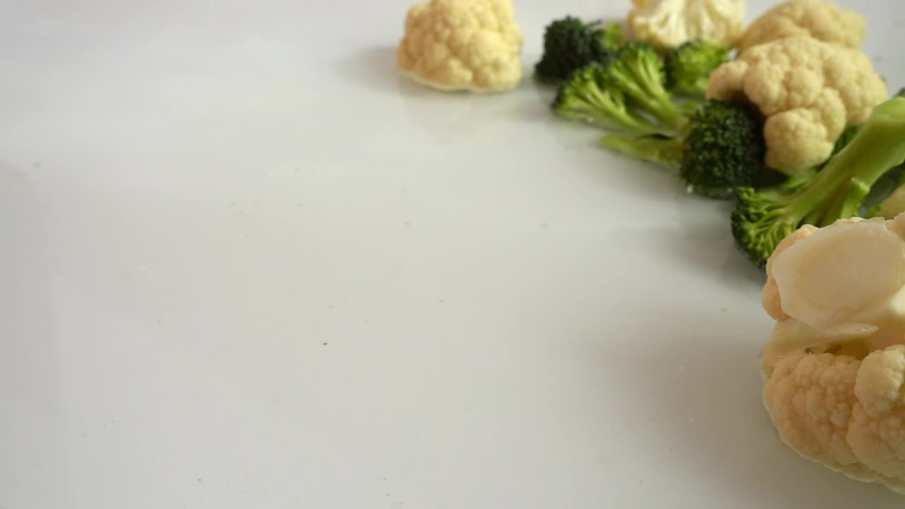 Download Stock Video Broccoli Splashing Onto A Table Live Wallpaper For PC