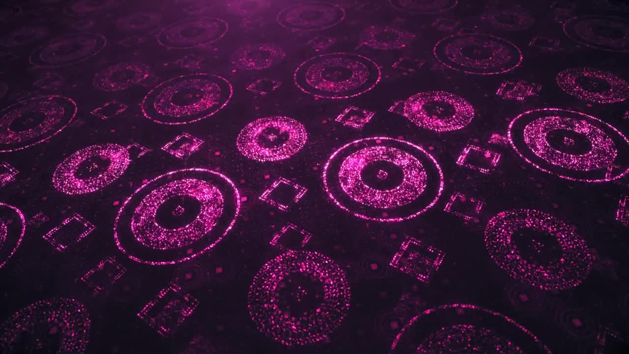 Download Stock Video Bright Purple Shapes Texture Live Wallpaper For PC