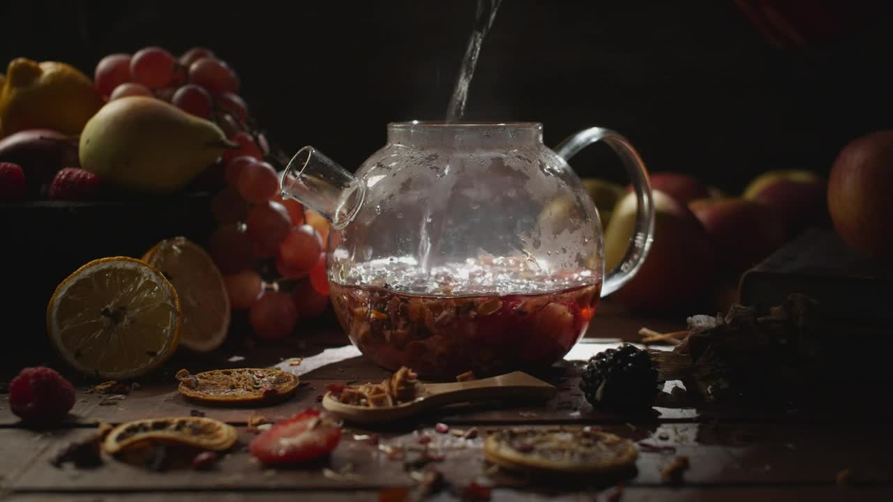 Download Stock Video Brewing Hot Fruit Tea Live Wallpaper For PC