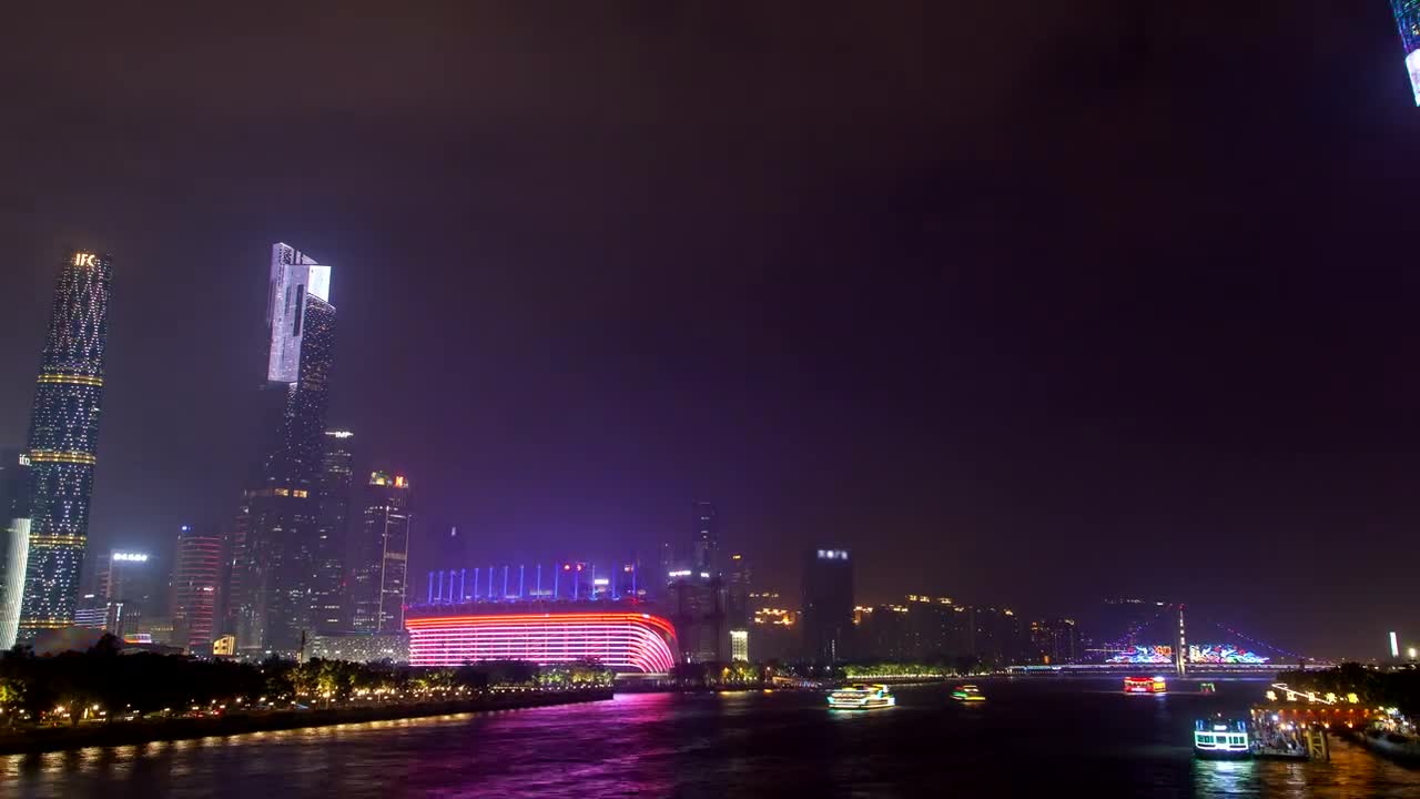 Download Stock Video Boats And Ferries Traffic In Guangzhou River Live Wallpaper For PC