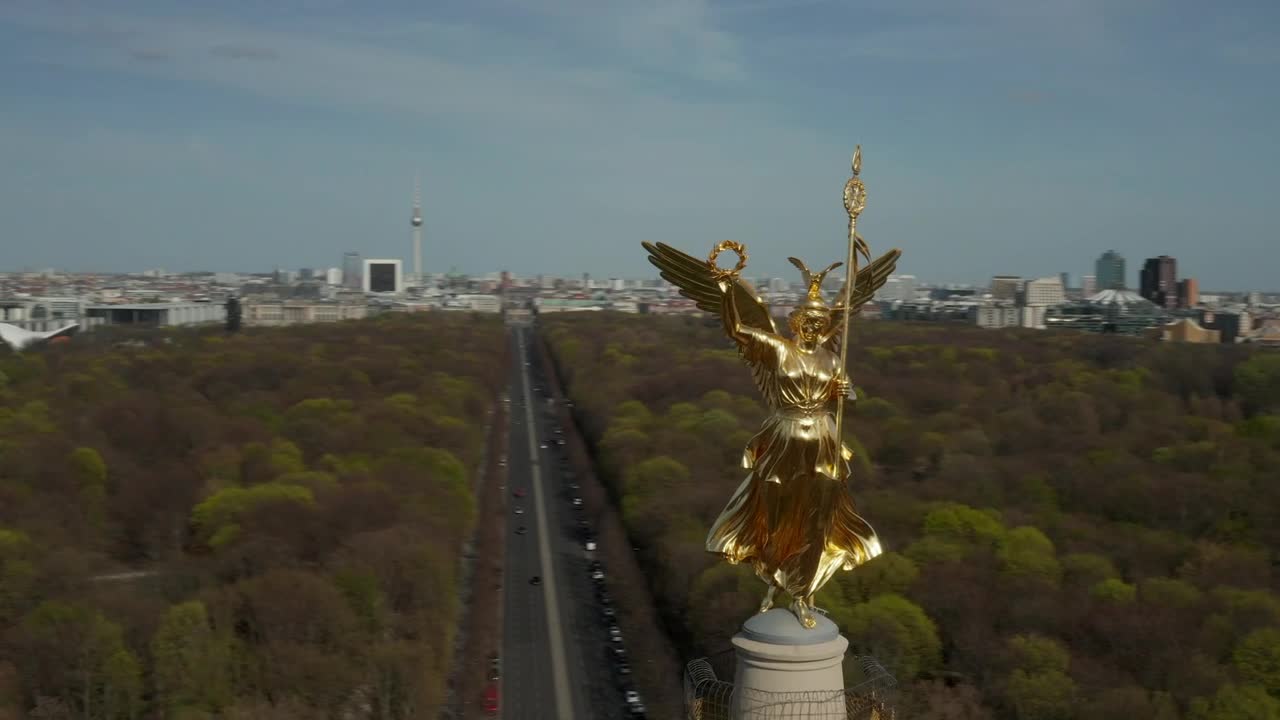 Download Stock Video Berlin From The Victory Column At The Top Live Wallpaper For PC