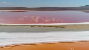 Download Stock Video Beautiful Colors Across A Salt Lake Live Wallpaper For PC