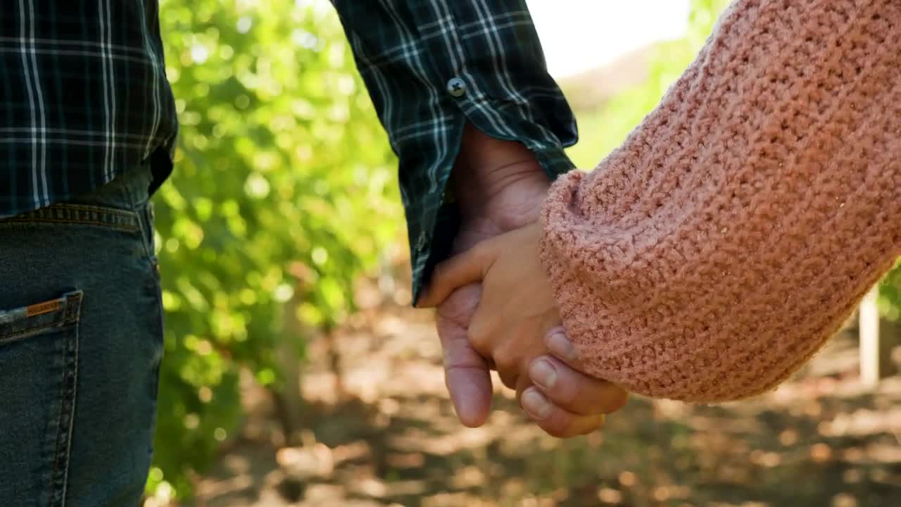 Download Video Stock Closeup Of Couple Holding Hands Live Wallpaper For PC