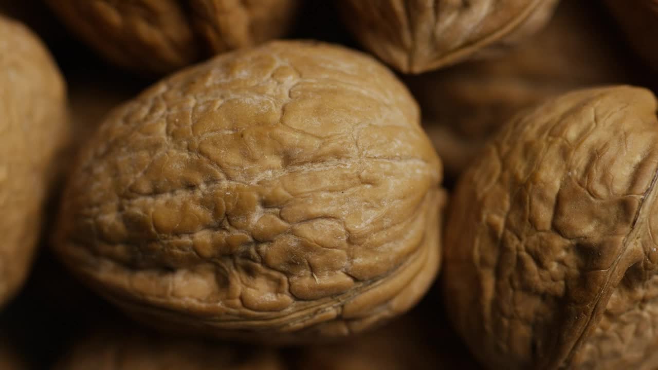 Download Video Stock Close Up Of Walnuts On Their Shells Live Wallpaper For PC