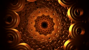 Download Video Stock Circular Figures Pattern Tunnel Live Wallpaper For PC