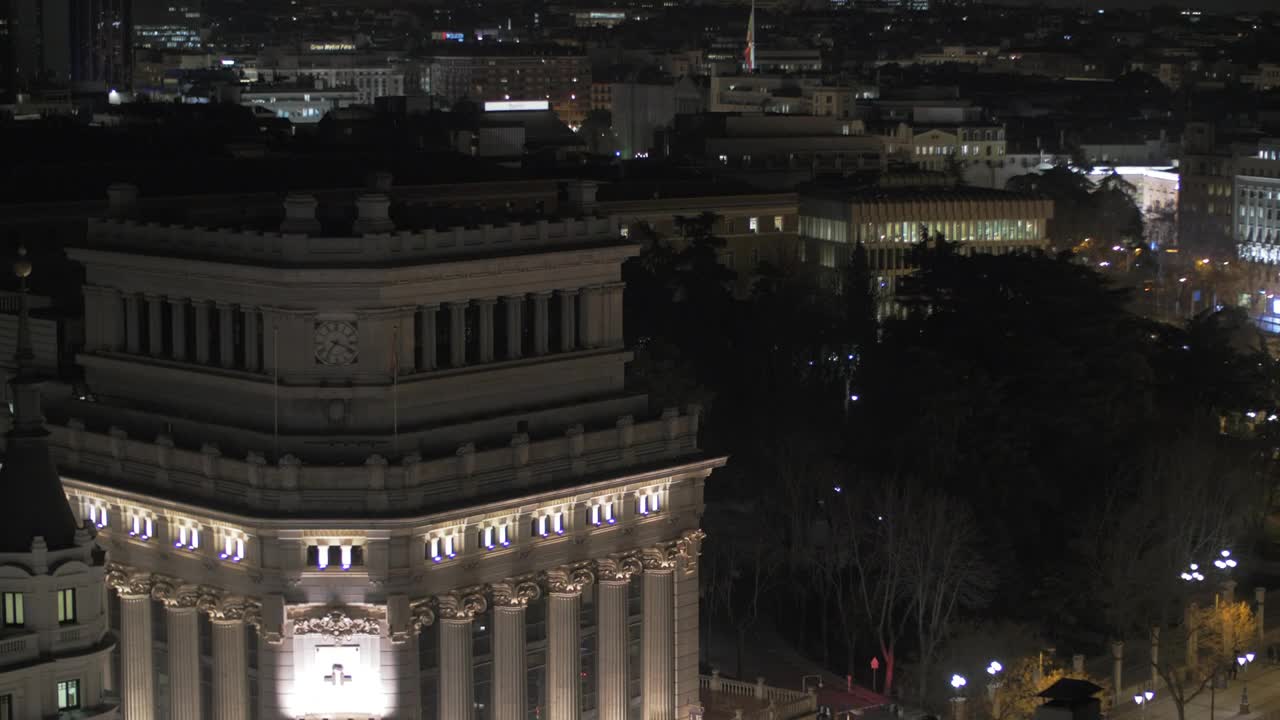 Download Video Stock Cibeles Square At Night In Madrid Live Wallpaper For PC