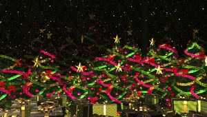 Download Video Stock Christmas Trees Full Of Gift Boxes Live Wallpaper For PC